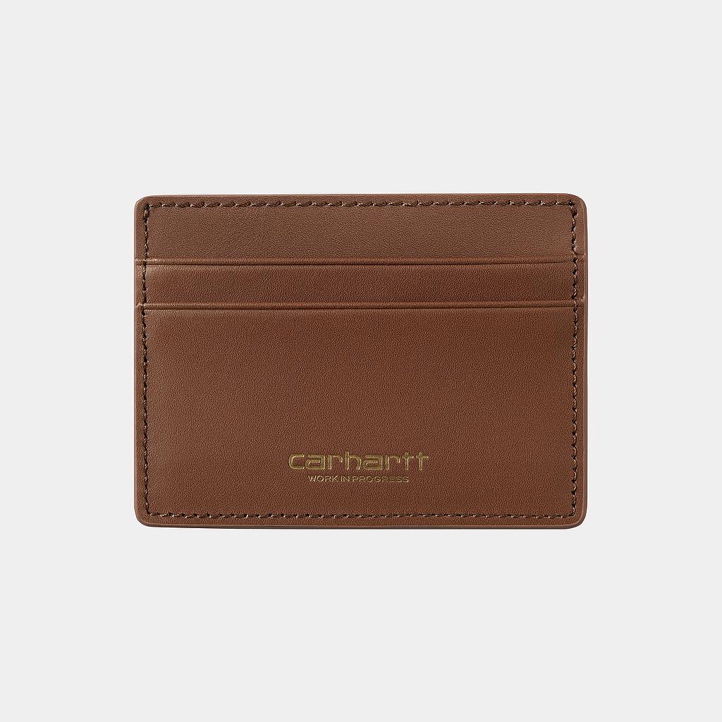 Tarjetero Carhartt WIP Vegas - Cognac/Gold