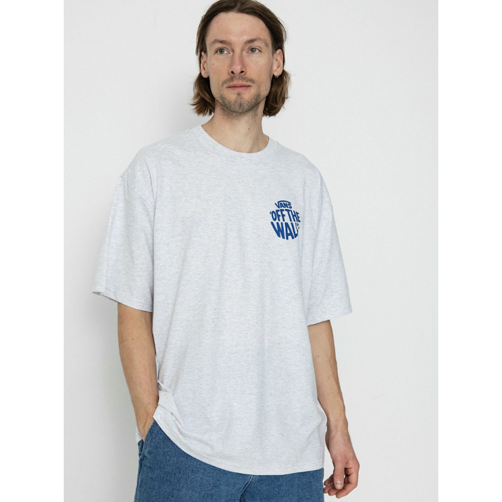 Camiseta Vans Circle Loose Fit -  Grey Heat