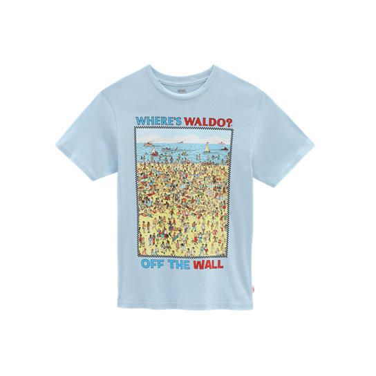 Camiseta Niño Vans ¿Dónde Está Wally? - Find Steve/Beach