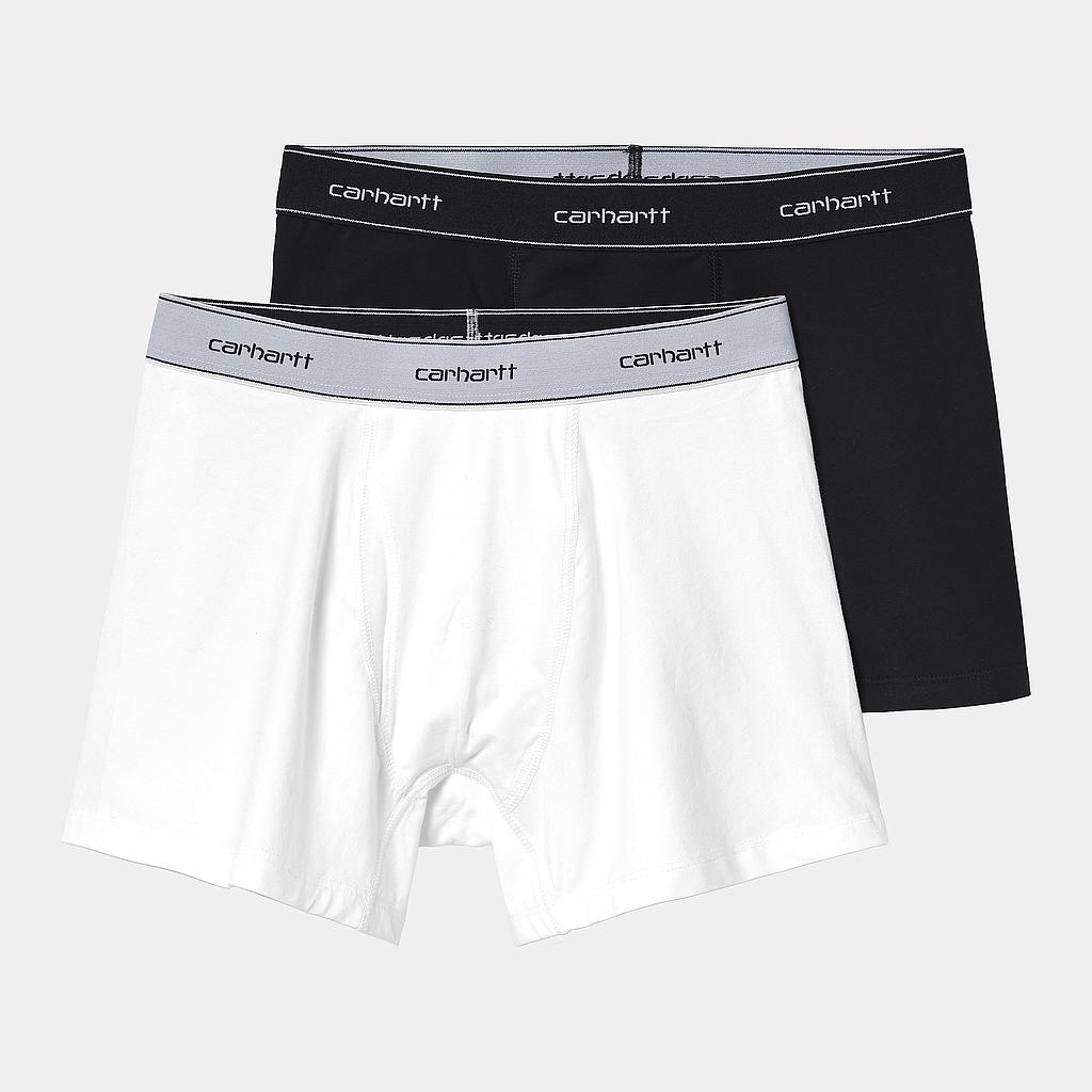 Cotton Trunks - Black/White