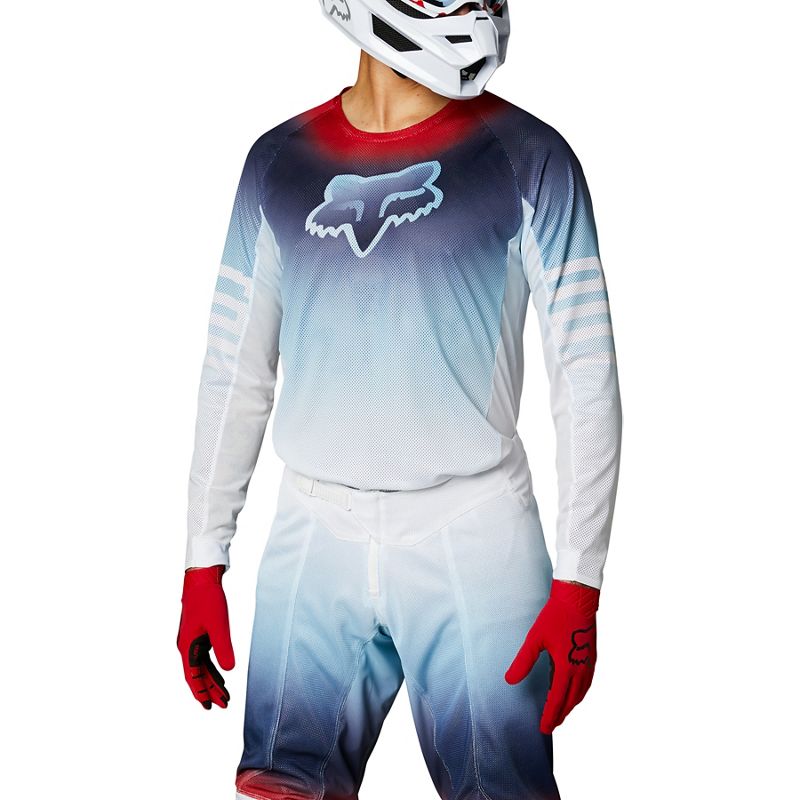Airline Reepz Jersey - White/Red/Blue
