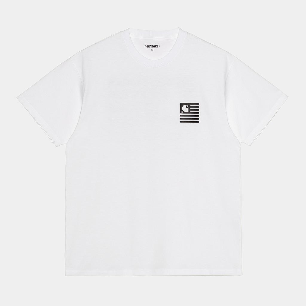 S/S Fade State T-Shirt - White/Black