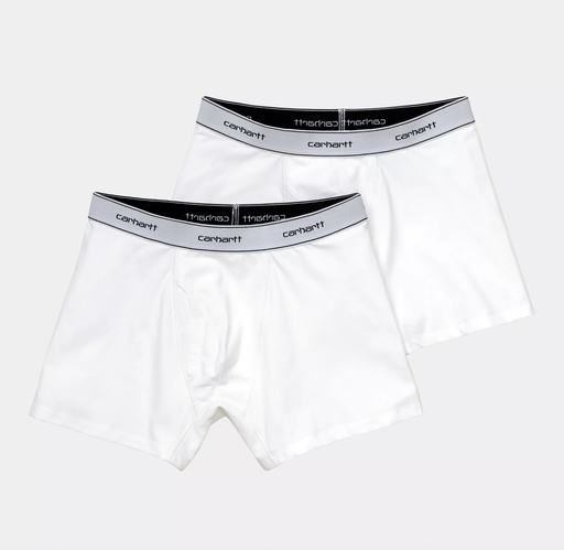 Calzoncillos Carhartt WIP Cotton Trunks - White/White