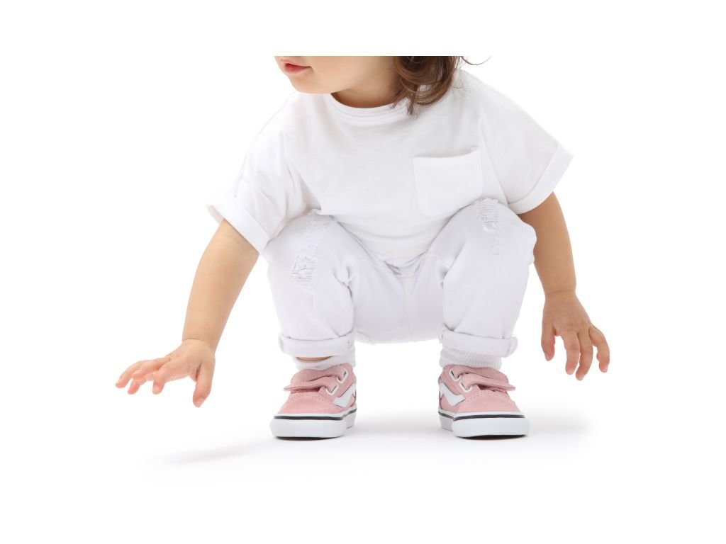 TD Old Skool (1-4 años) - Powder Pink/True White