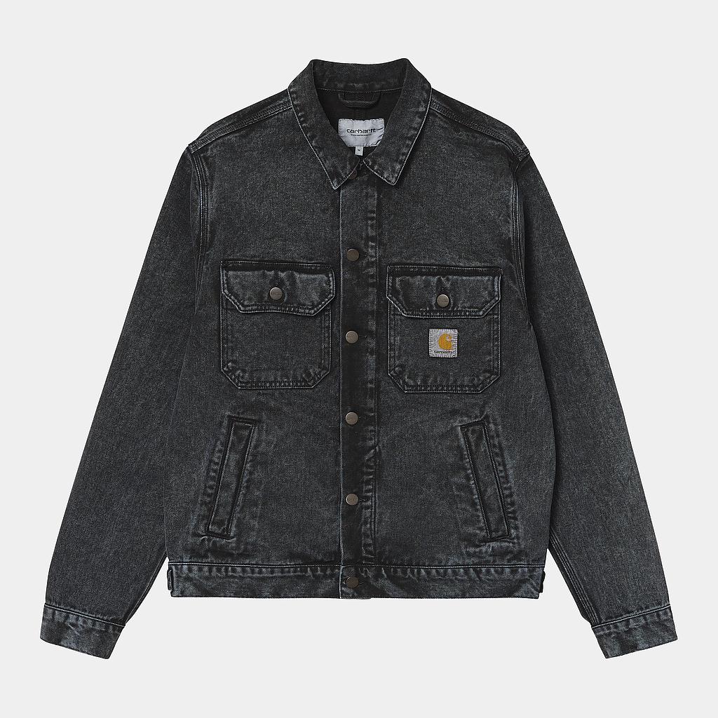 Chaqueta Carhartt Stetson - Black Worn Washed