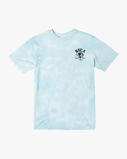 Camiseta Rvca Worldcrass - Blue Mble Tie De