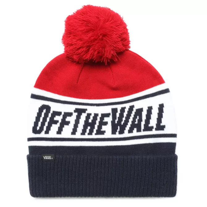 Gorro con Pompón Vans Off the Wall - Dress Blues/Chili Pepper