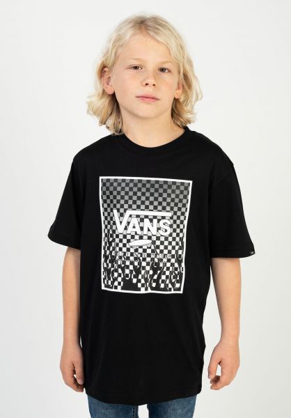 Camiseta Vans Print Box - Black (Niño)