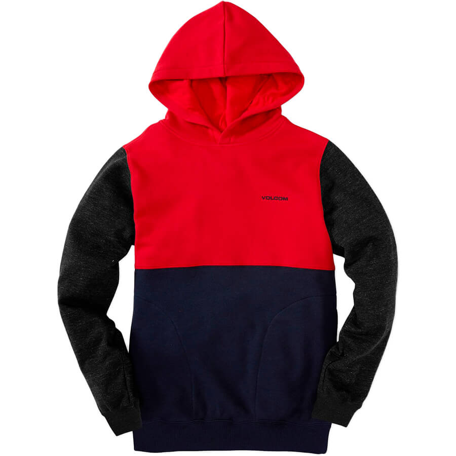 Sudadera con Capucha Volcom Division PO (Niños) - Red