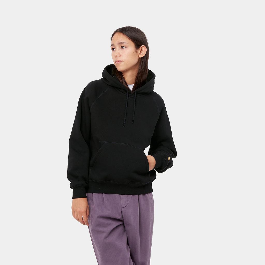 Sudadera con Capucha W' Hooded Chase - Black/Gold