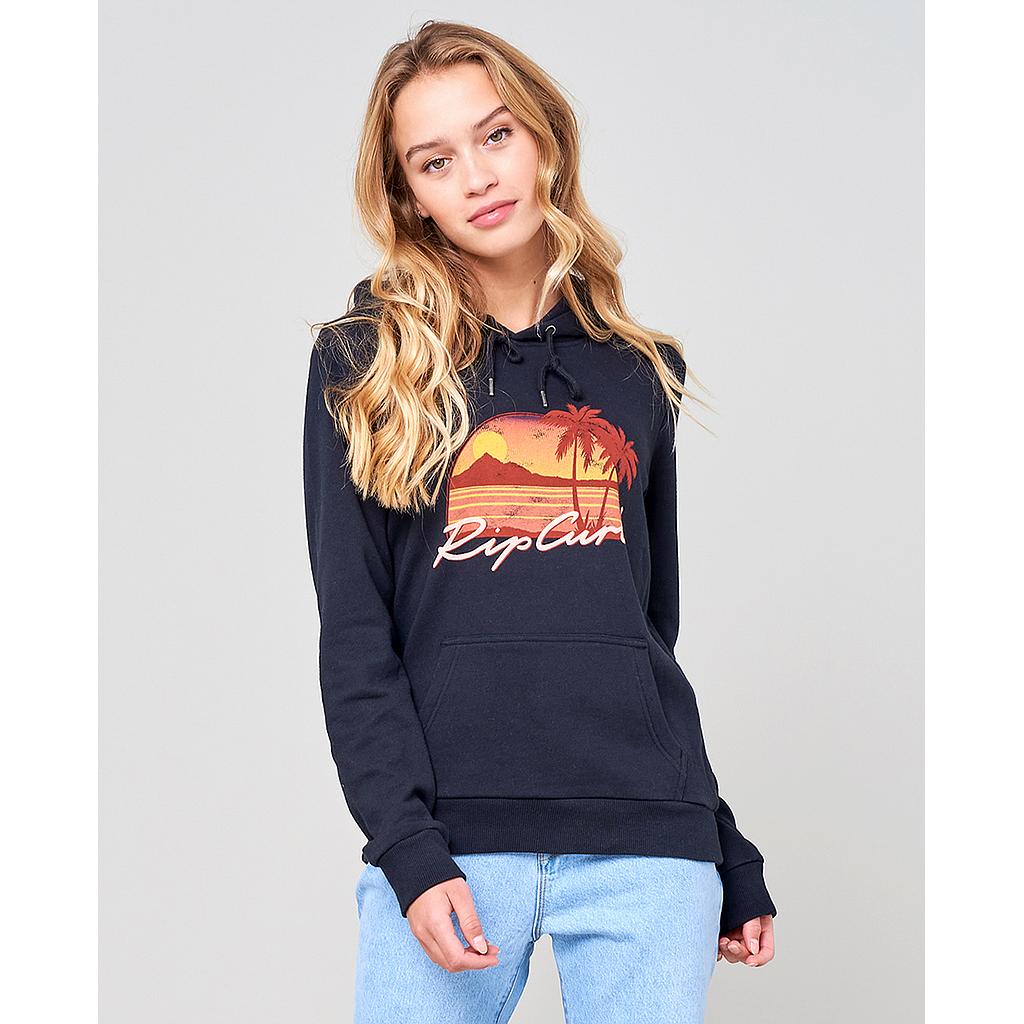 Polar con capucha Rip Curl Basic Print - Black