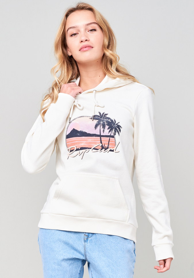 Polar con capucha Rip Curl Basic Print - Bone