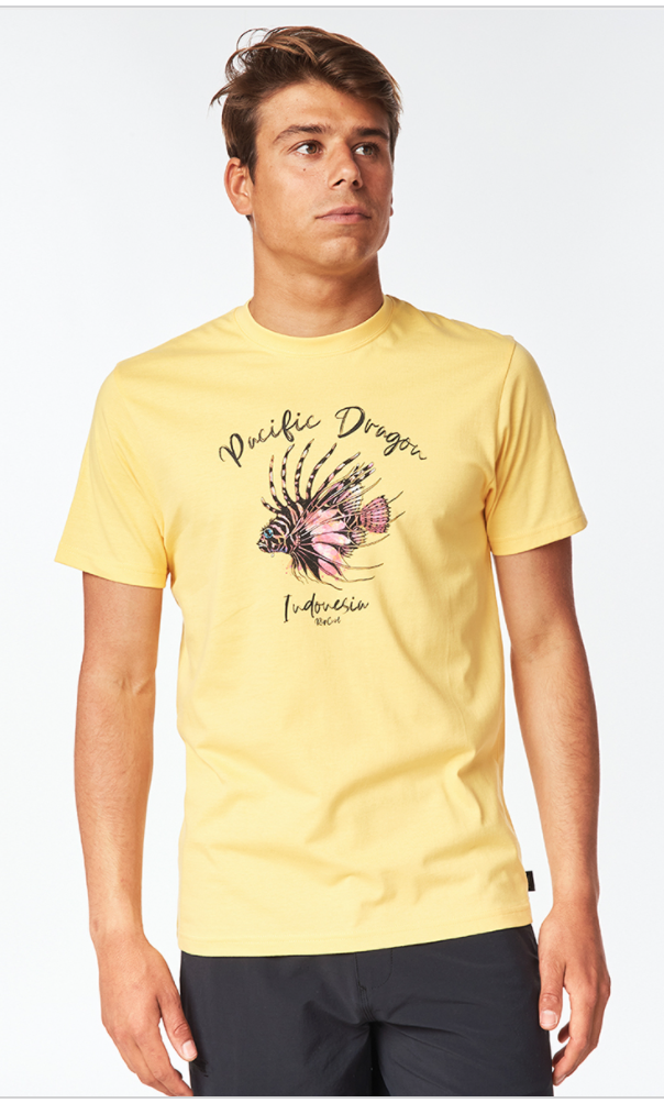 Camiseta Rip Curl Desti Animals - Yellow