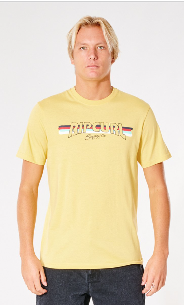 Camiseta Rip Curl Surf Revival Yeh Mumma - Yellow