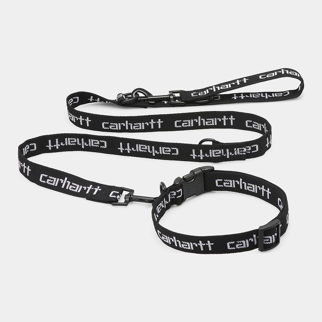 Correa de Perro Carhartt WIP Script - Black/White