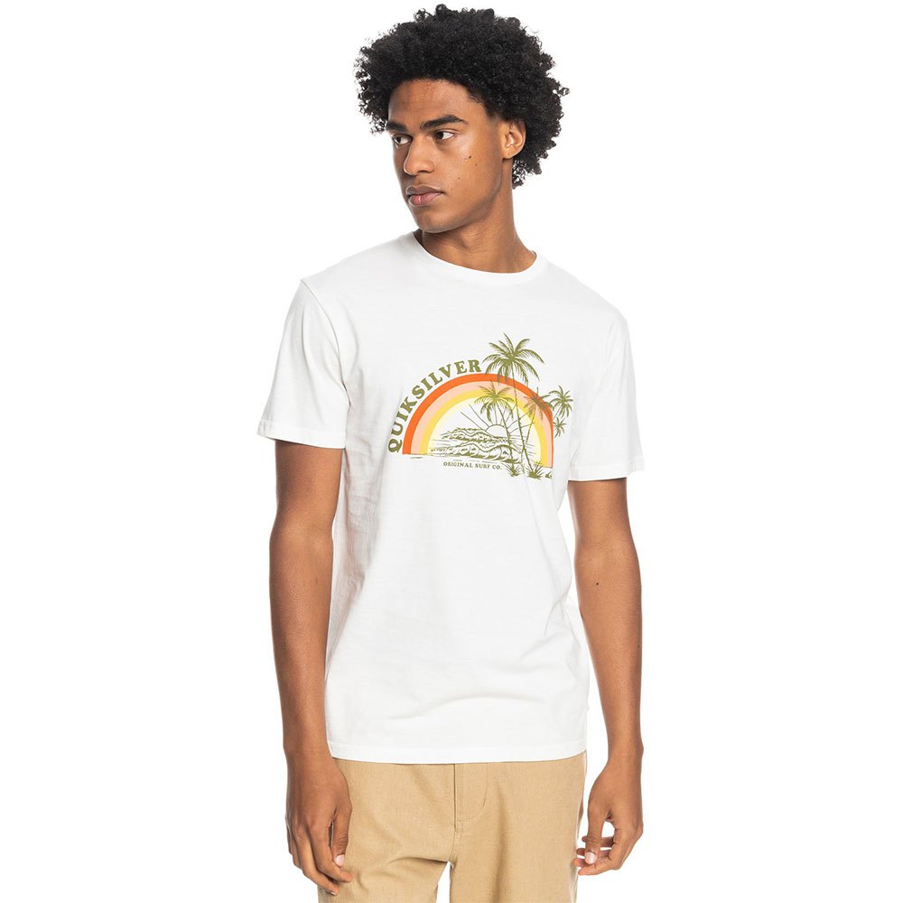 Camiseta Quiksilver Sunset Reflection - Snow White (wbk0)