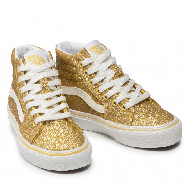 TD SK8-Hi (Core Confetti) - Gold/True White