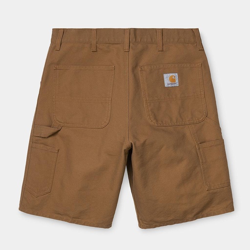 Pantalón Corto Carhartt WIP Double Knee - Hamilton Brown (rinsed)