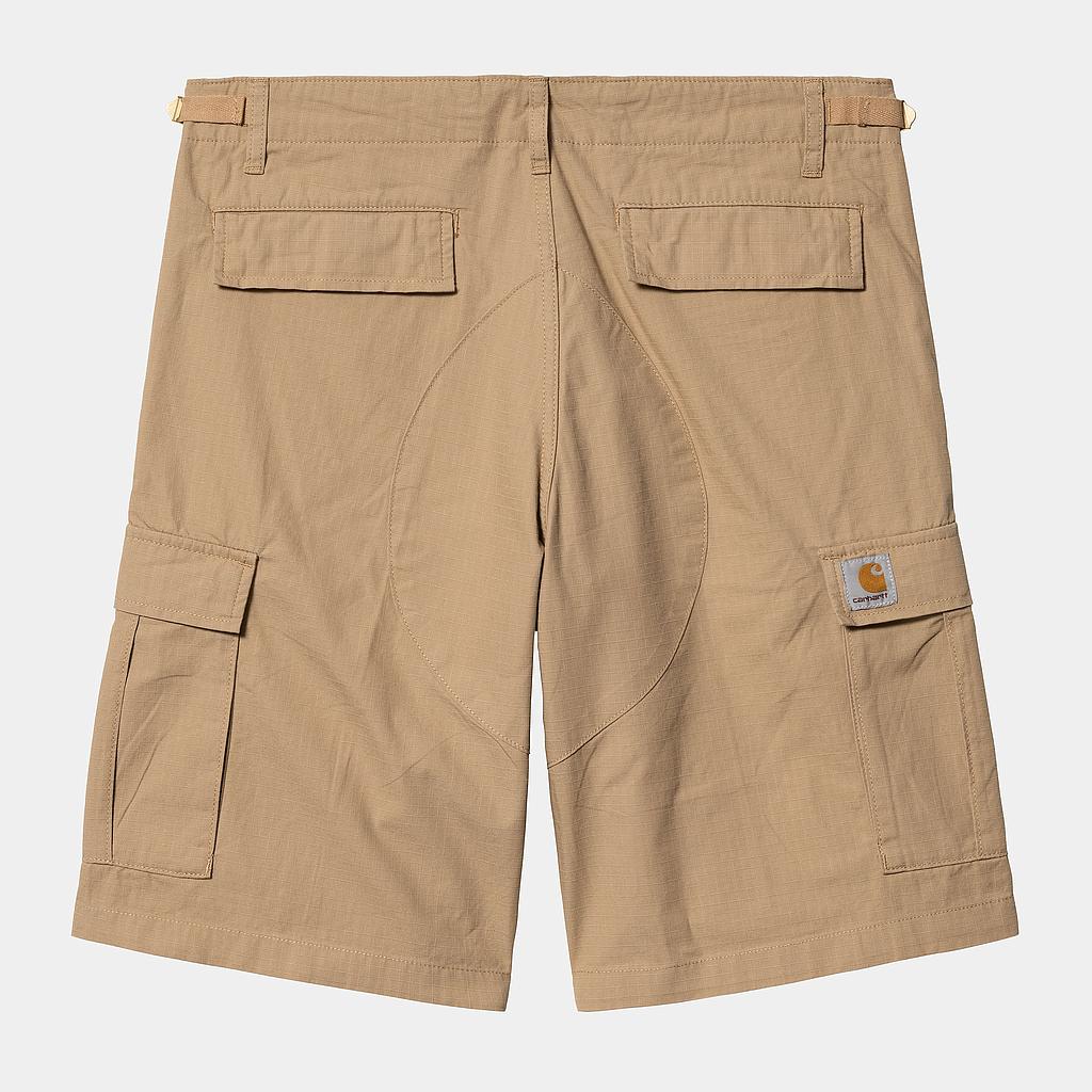 Pantalón Corto Cargo Carhartt WIP Aviation - Dusty H Brown (rinsed)
