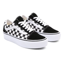 Zapatillas Vans UA Old Skool Platform Primary Checkerboard - Blk/Tr Wht