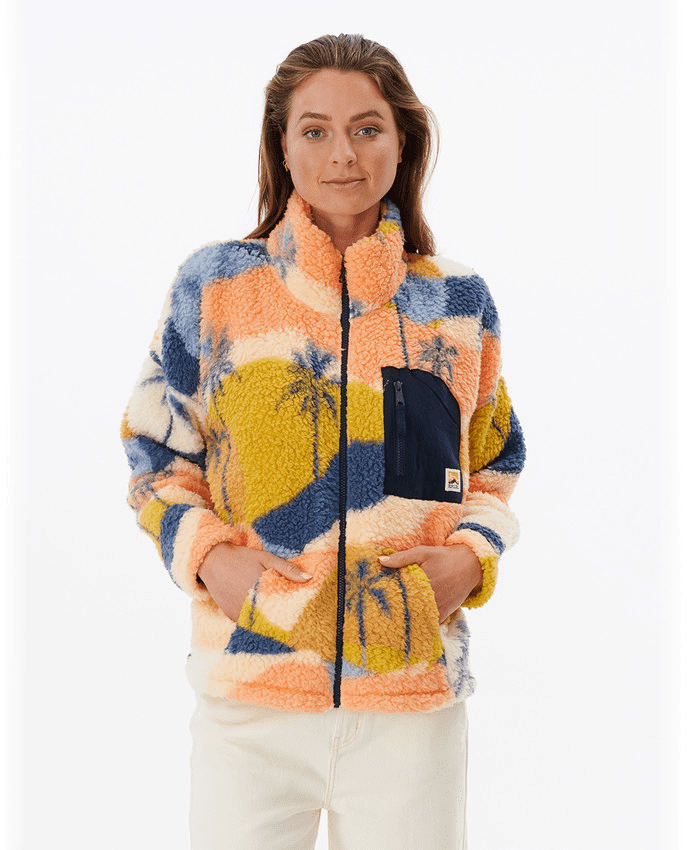 Sudadera Rip Curl Waves Polar Fleece - Multicolor