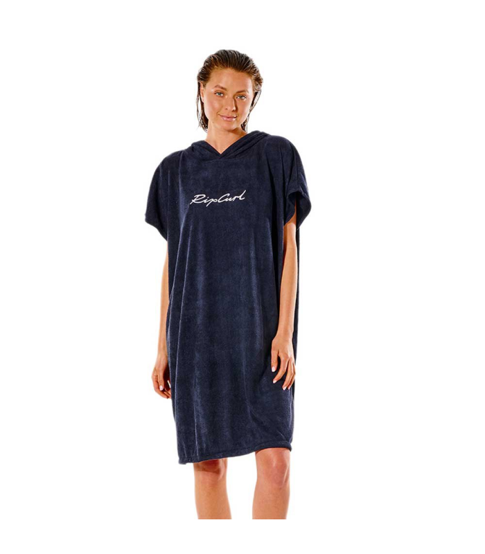 Poncho Rip Curl Script - Black