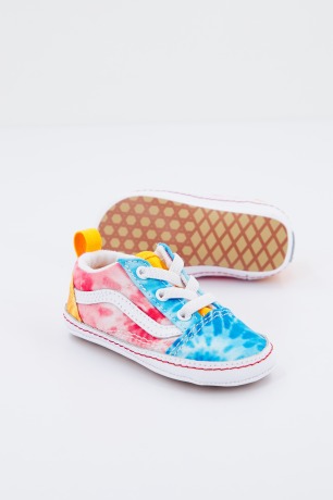 TD Old Skool de Bebé (Crib Tie Dye) - Block Rojo
