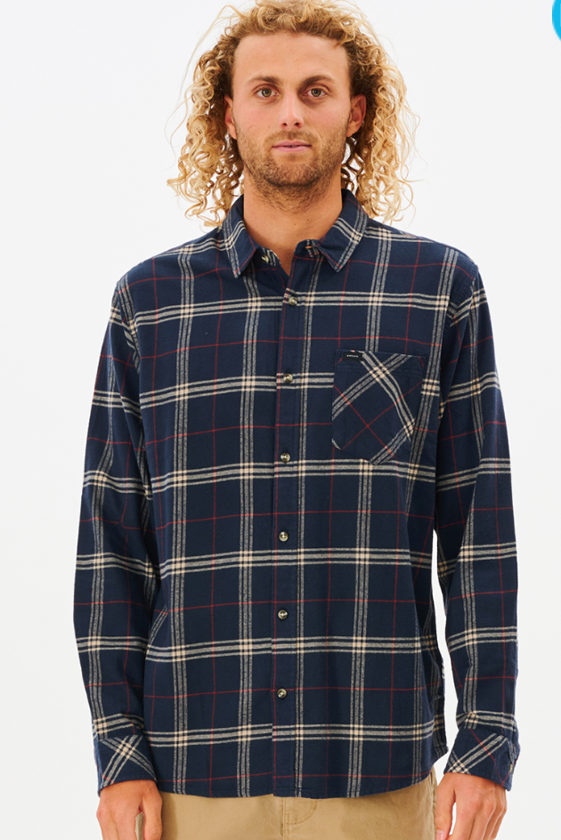 Camisa Franela Rip Curl Checked In