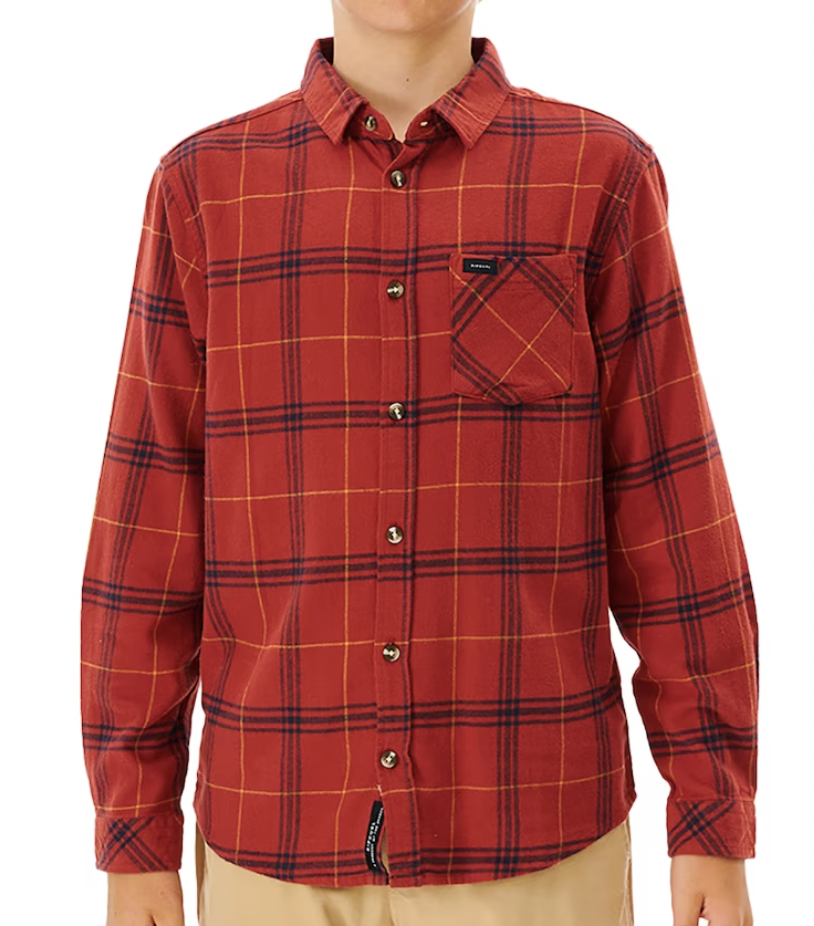 Camisa Rip Curl Checked In (Niño)