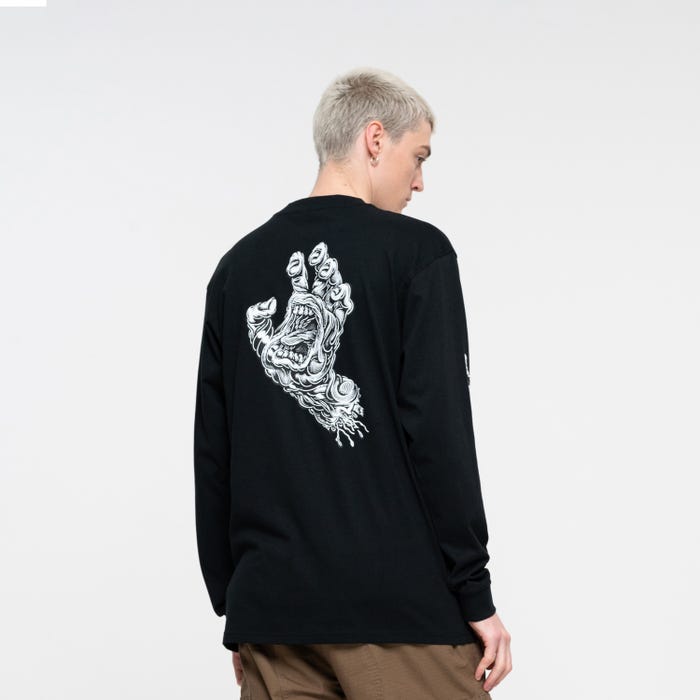 Camiseta Santa Cruz L/S Alive Hand
