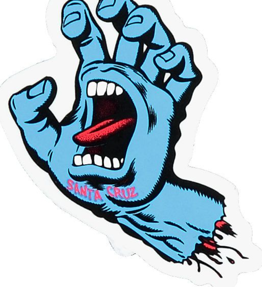 Pegatinas Santa Cruz Screaming Hand 3&quot;