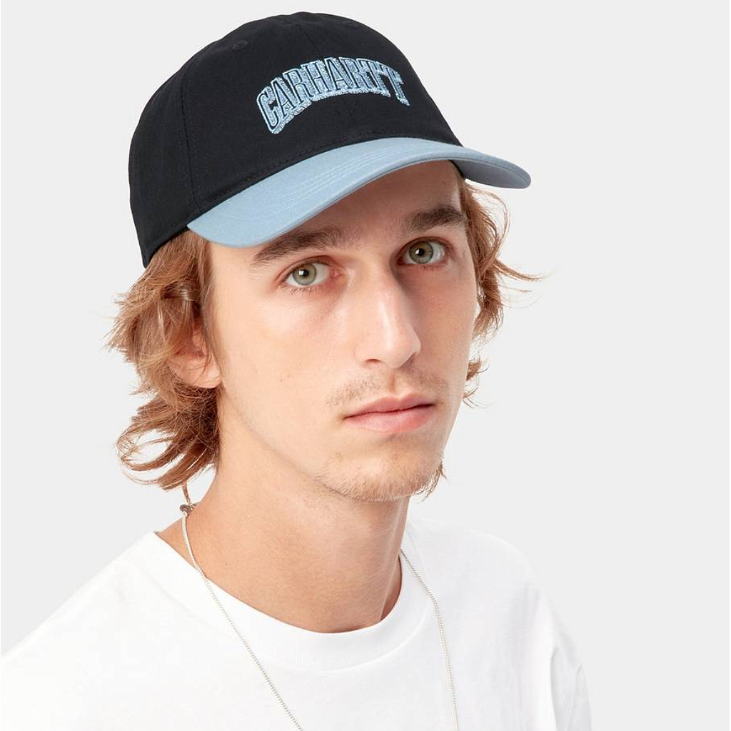 Gorra Carhartt WIP Scrawl Script - Black/Misty Sky