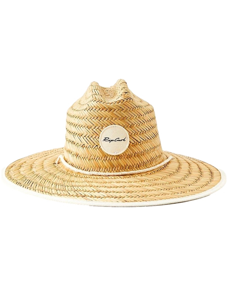 Sombrero De Paja Rip Curl Script Straw Sun Hat