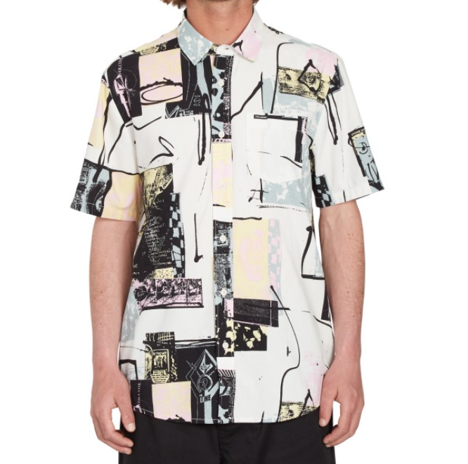 Camisa Volcom V Entertainmentn Lp Woven
