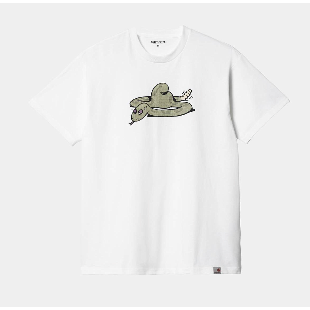 Camiseta Carhartt WIP S/S Snek - White