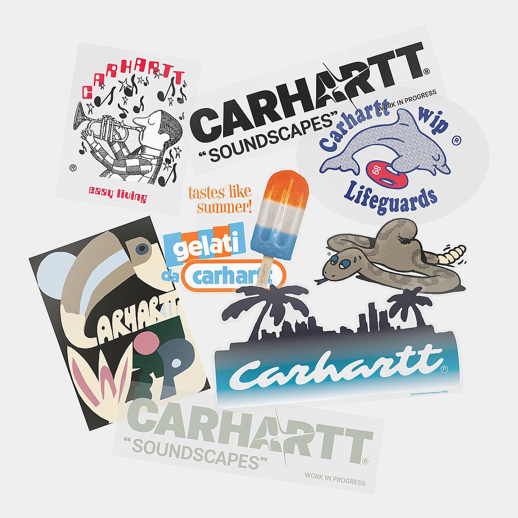 Pegatinas Carhartt WIP Script (30 Pack)