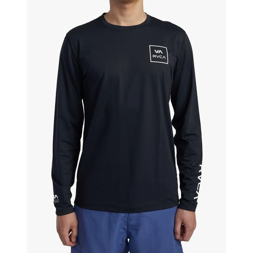 Camiseta de Licra Rvca L/S Surf - Black