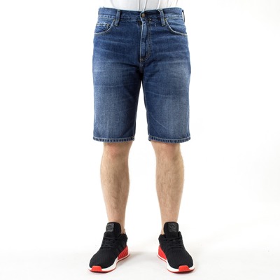 Western Short II Blue Gravel Washed Carhartt WIP Urban11