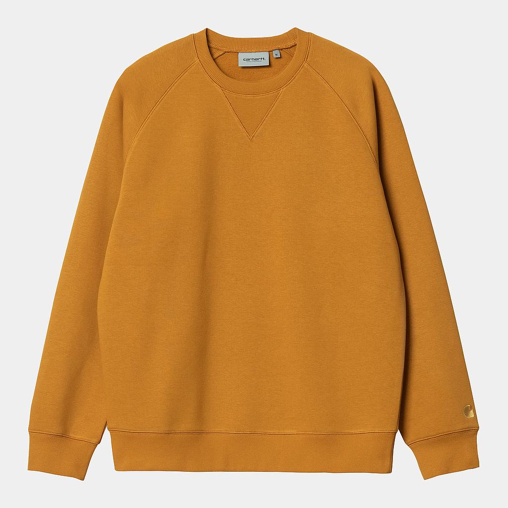 Sudadera Carhartt WIP Chase - Buckthorn/Gold