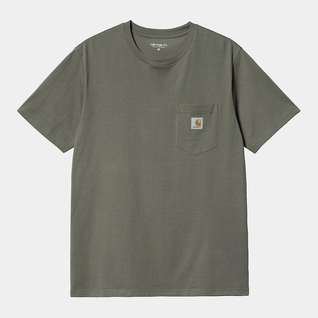 Camiseta Carhartt WIP S/S Pocket - Smoke Green