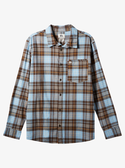 Camisa Quiksilver L/S Banchor - Major Brown