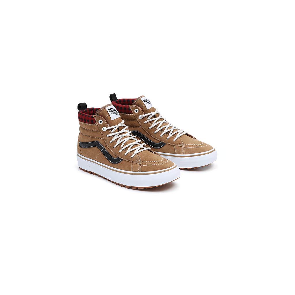 Zapatillas Vans UA Sk8-Hi MTE-1 - Plaid Brown