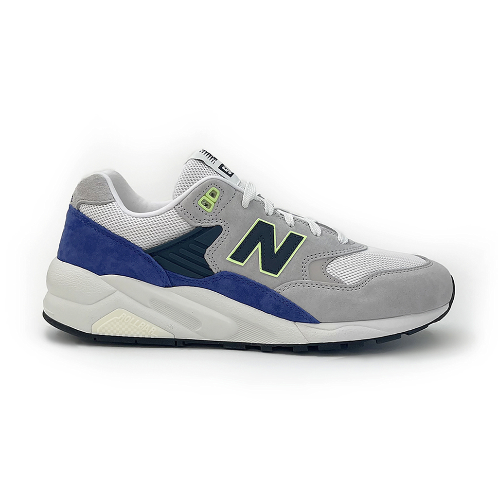 Zapatillas New Balance 580WT2 - Raincloud con White y Marine Blue