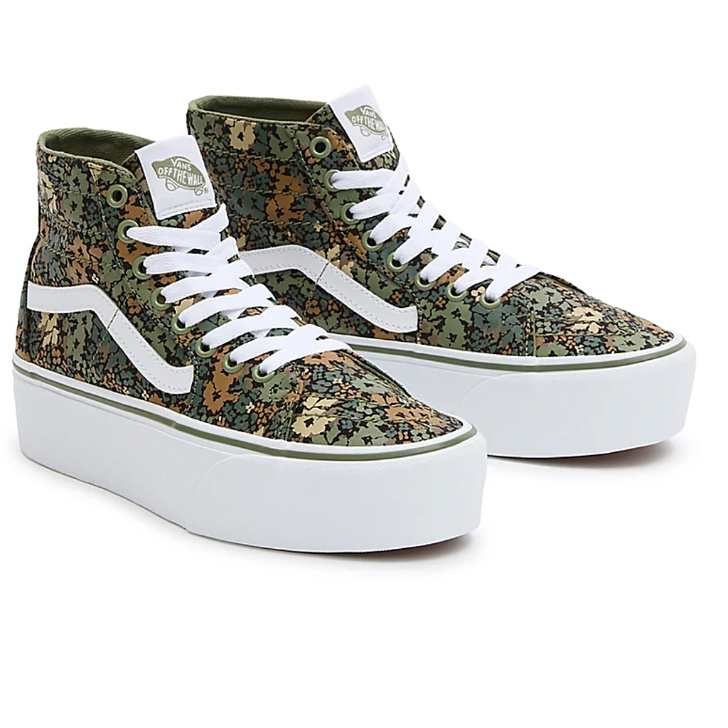 Zapatilla Vans UA Sk8-Hi Tapered Stackform - Floral Green