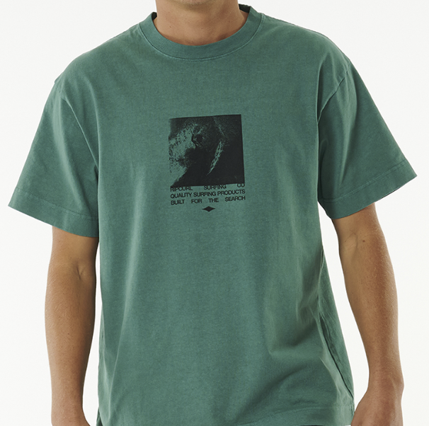 Camiseta Rip Curl Quality Surf Slash - Washed Green