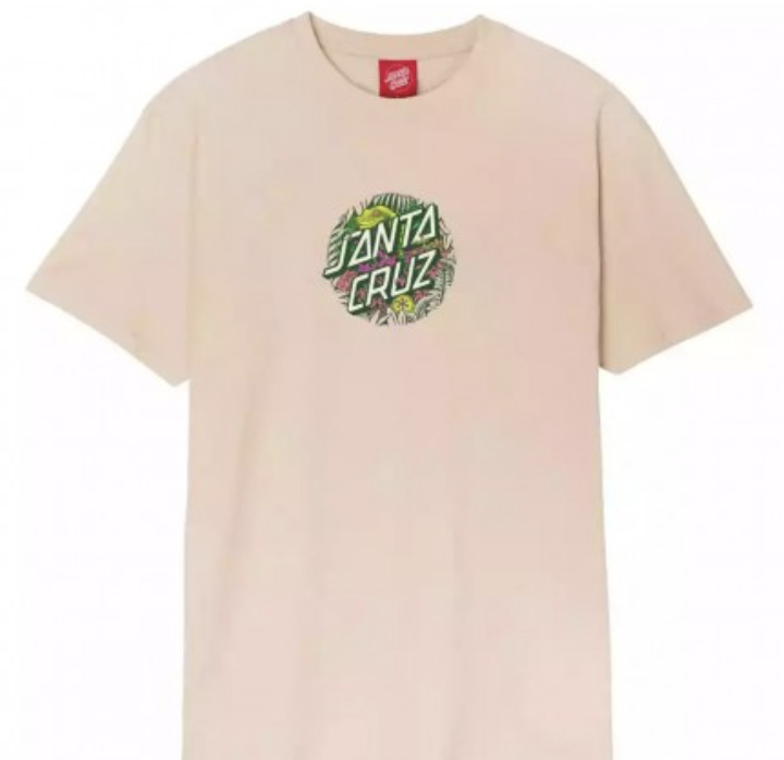 Camiseta Santa Cruz ASP Flores Dot Front - Oat