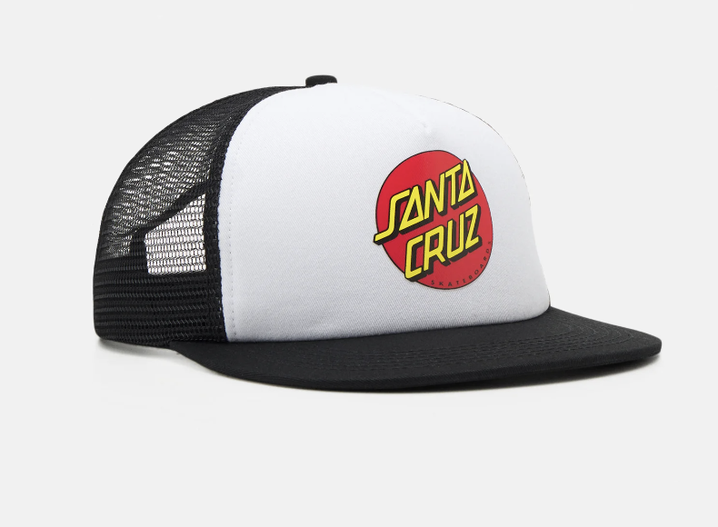 Gorra Santa Cruz Classic Dot Mesh - White/Black