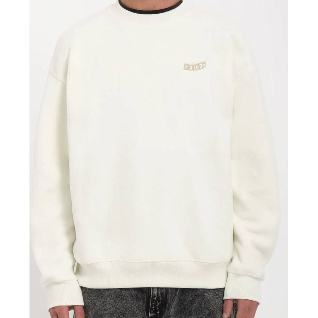 Sudadera Volcom Too Kool Crew - Dirty White