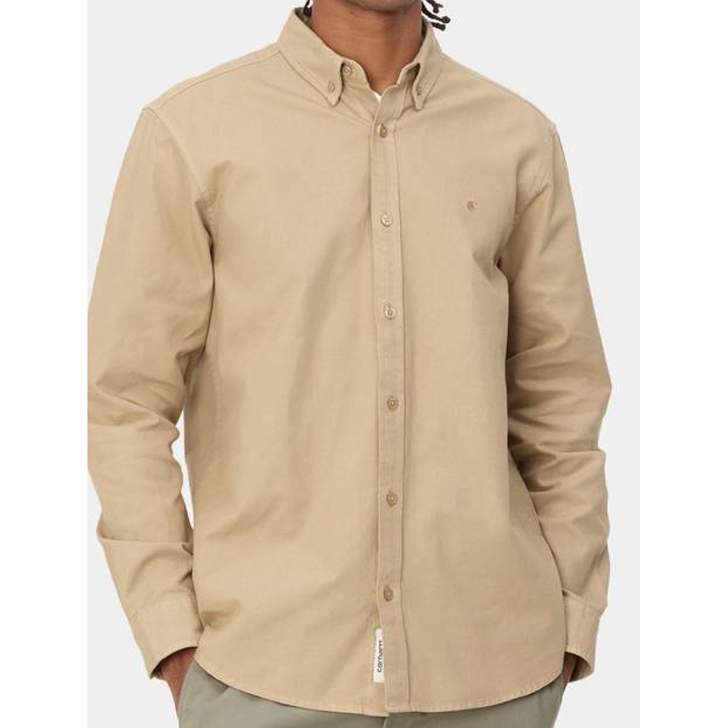 Camisa Carhartt L/S Bolton - Dusty H Brown