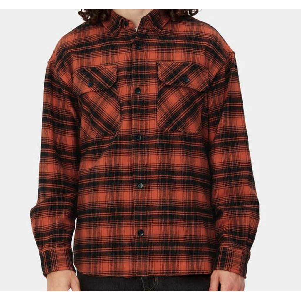 Camisa Carhartt WIP Krenz - Brick